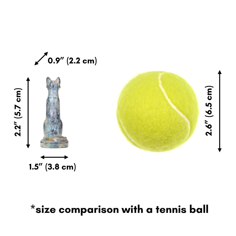 Básztet Istennő Egyiptomi Macska Szobor (Kicsi)