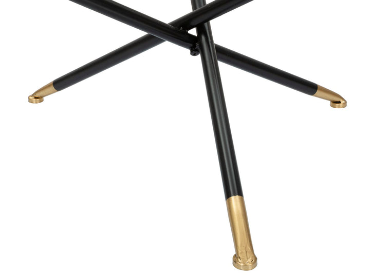 Kerek dohányzóasztal rattan talppal – Saint Barth Rotondo