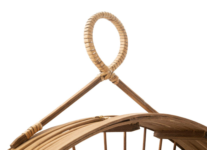 Kerek rattan fali polc – Fuji modern boho dizájn