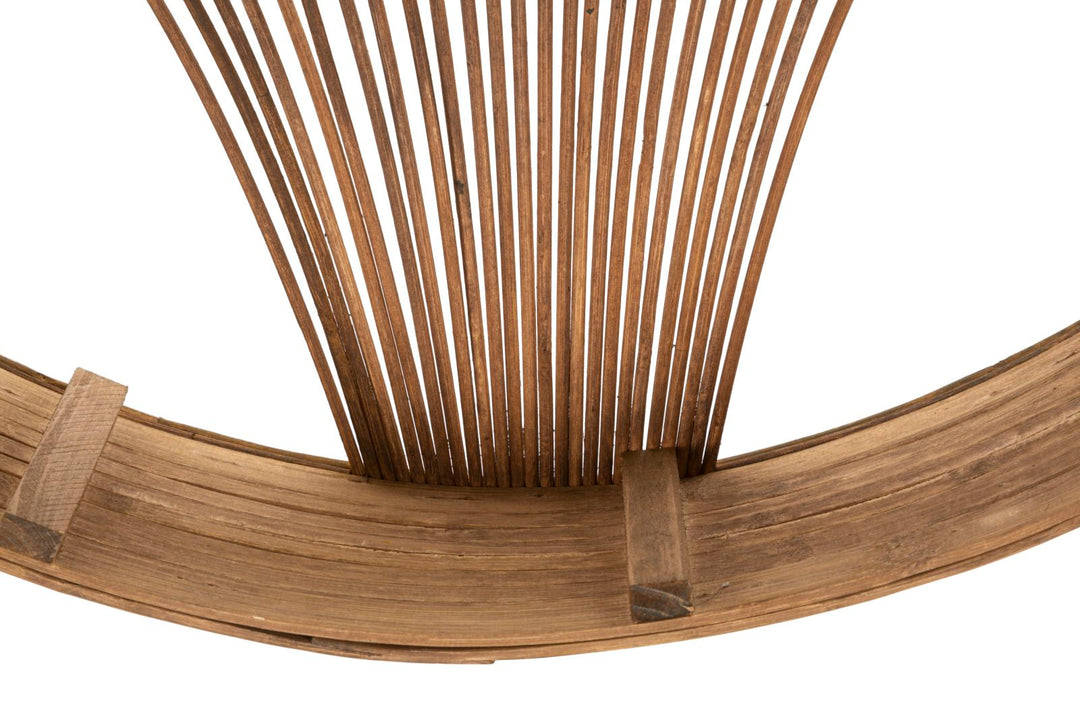 Kerek rattan fali polc – Fuji modern boho dizájn