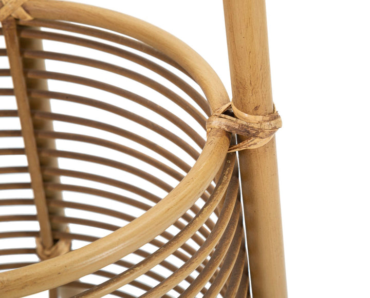 Magas rattan esernyőtartó tartóval – Panama dizájn