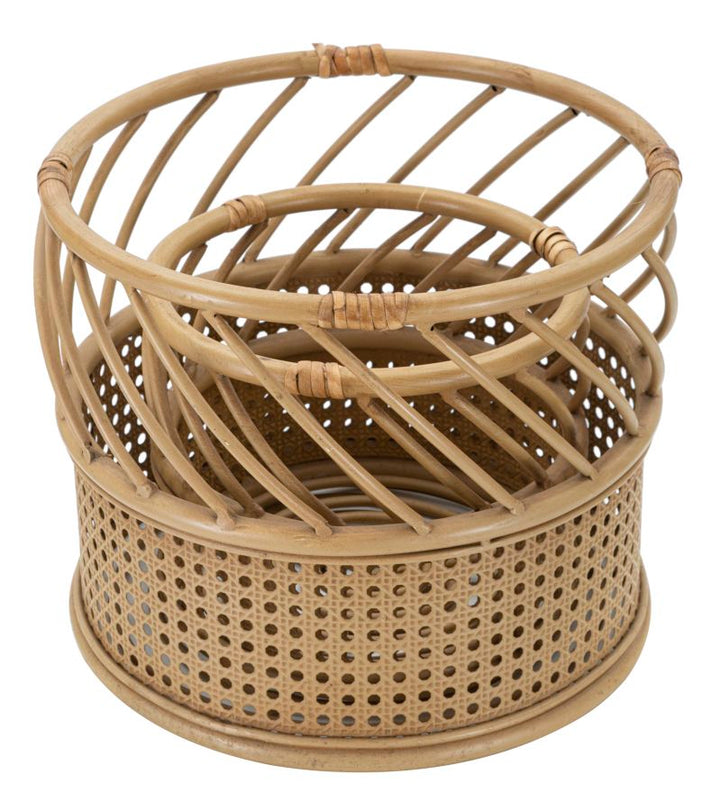 2 db rattan vázatartó – Panama dekoratív kiegészítők