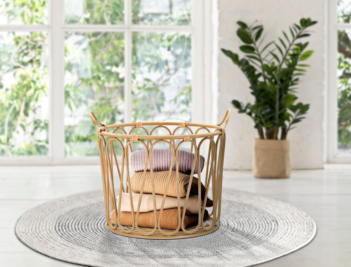Rattan tároló kosár – Panama dekoratív tartó