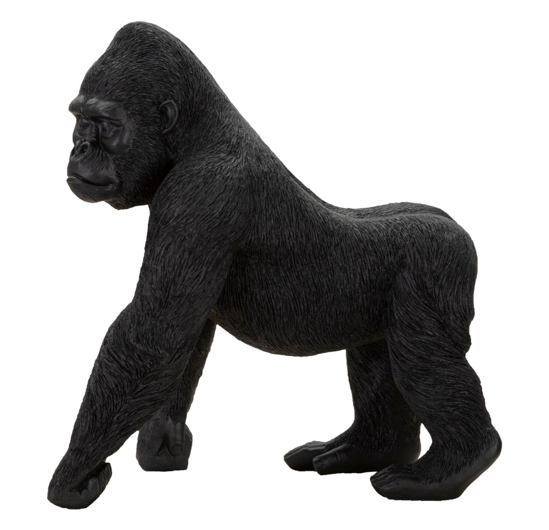 Fekete Gorilla Szobor (Modern Dekoráció)