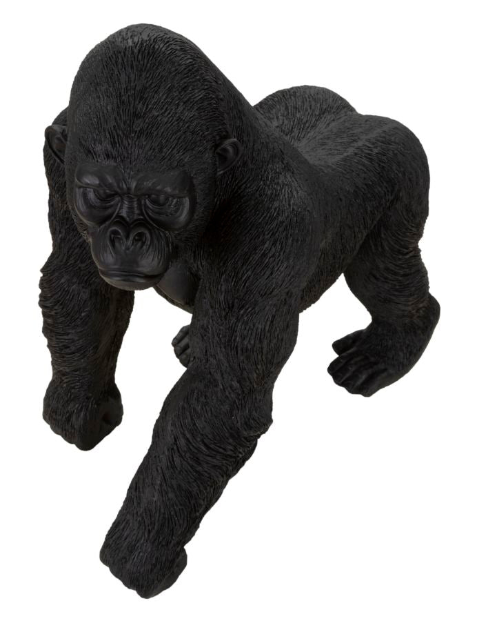 Fekete Gorilla Szobor (Modern Dekoráció)