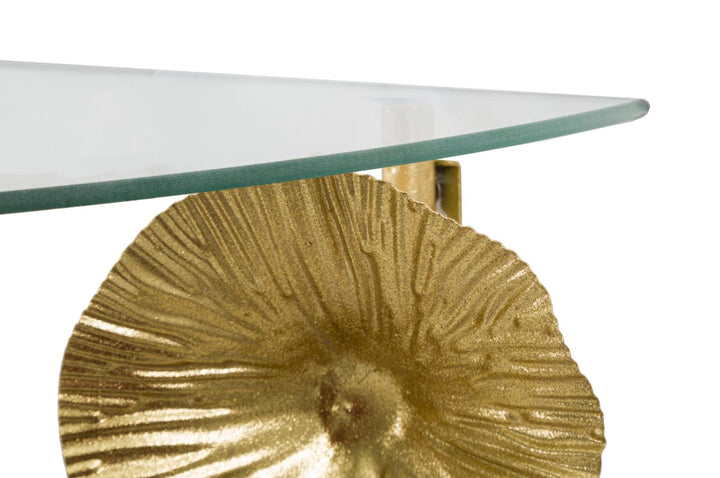 Arany színű fém, falra szerelhető éjjeliszekrény – Tisty lebegő polc