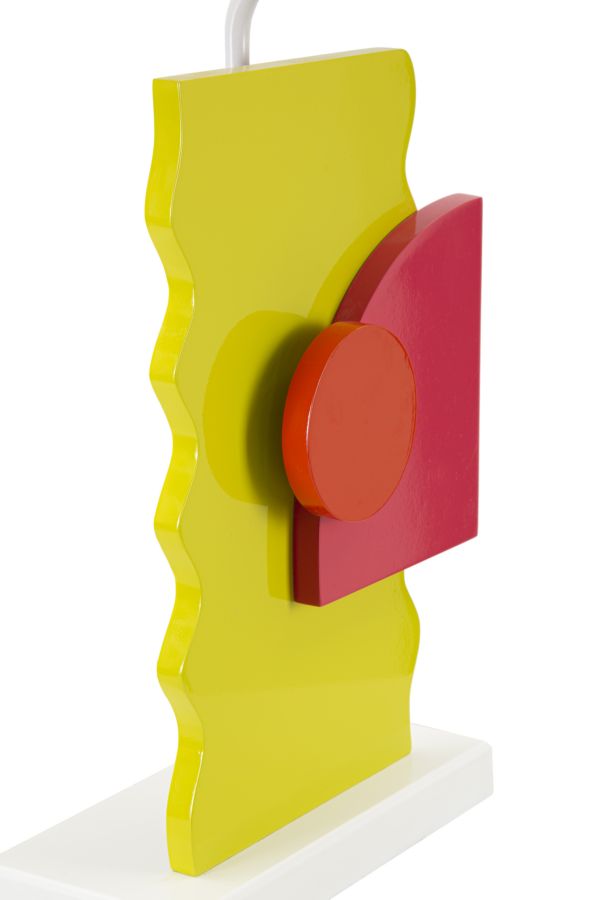 Narancs színű modern asztali lámpa textilernyővel – Color kollekció