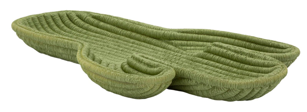 Zöld színű gyanta dekoratív tálca – Cactus modern dizájn