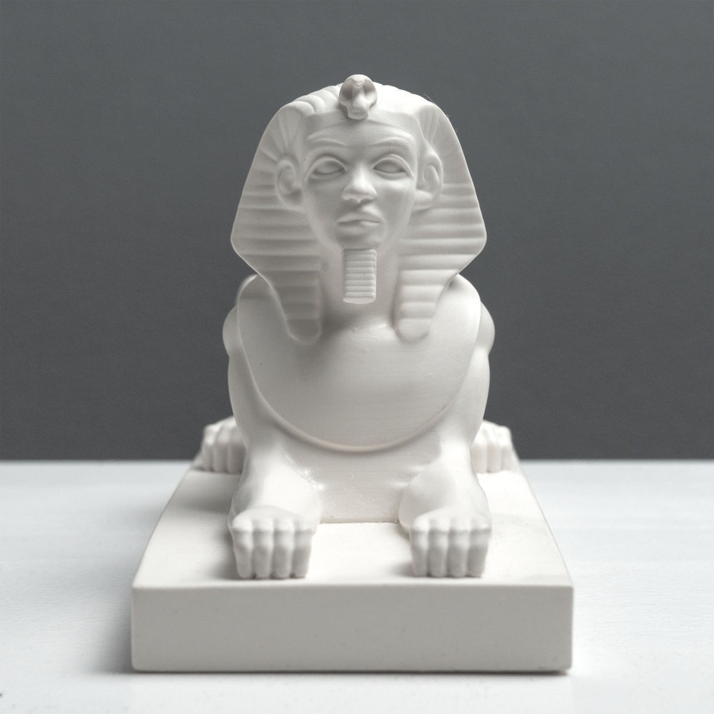 Egyiptomi Szfinx – Gízai szobor fehérben