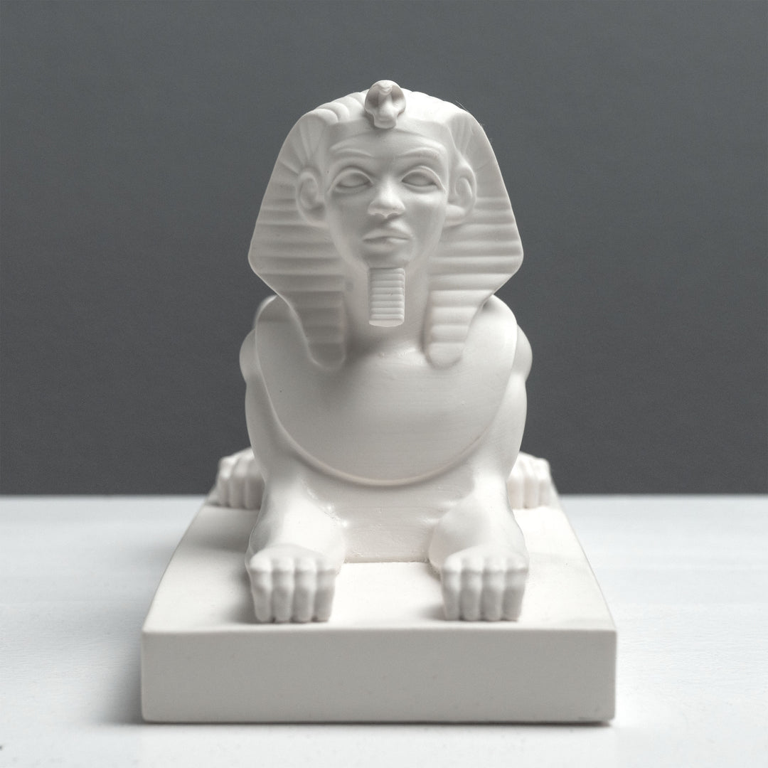 Egyiptomi Szfinx – Gízai szobor fehérben