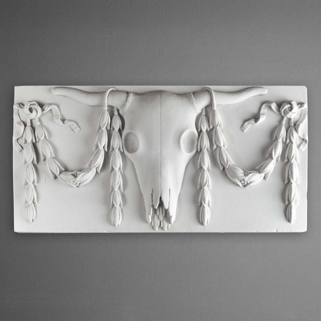 Ökörkoponya Fali Dekor – Klasszikus dombormű