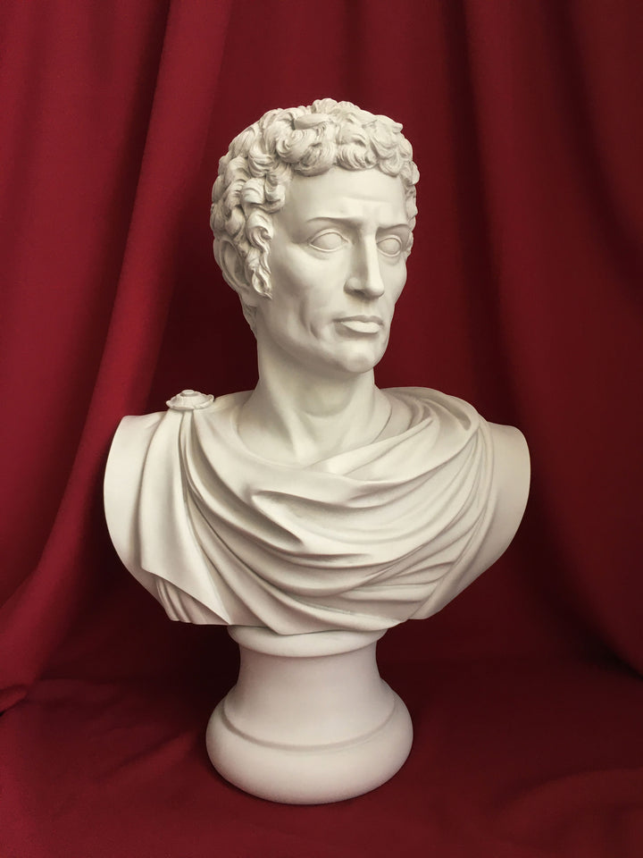 Római Szenátor Mellszobor Tógában