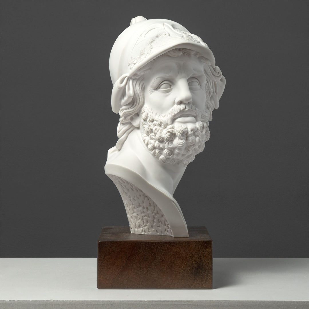 Nagy Ajax mellszobor – a trójai háború hőse, Giambologna műve alapján