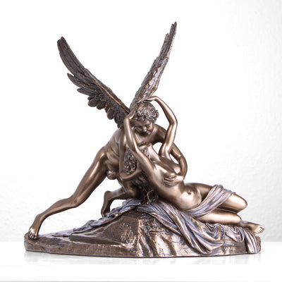 Ámor és Psziché Bronz Szobor (Antonio Canova alkotása - Hidegen öntött bronz szobor)