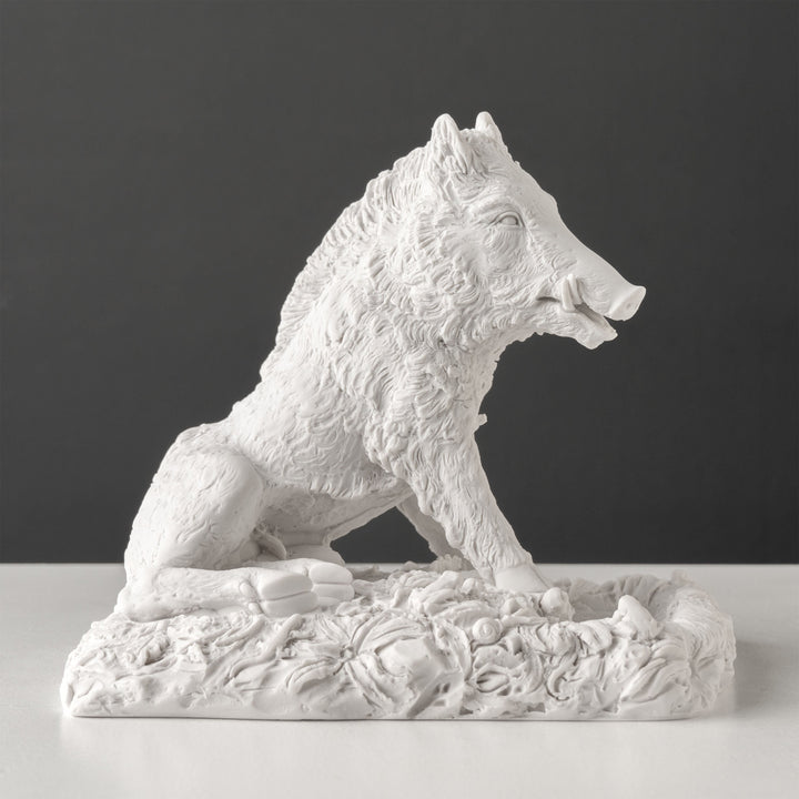 Firenzei Porcellino szobor – az Uffizi vaddisznója után (Aprótál)