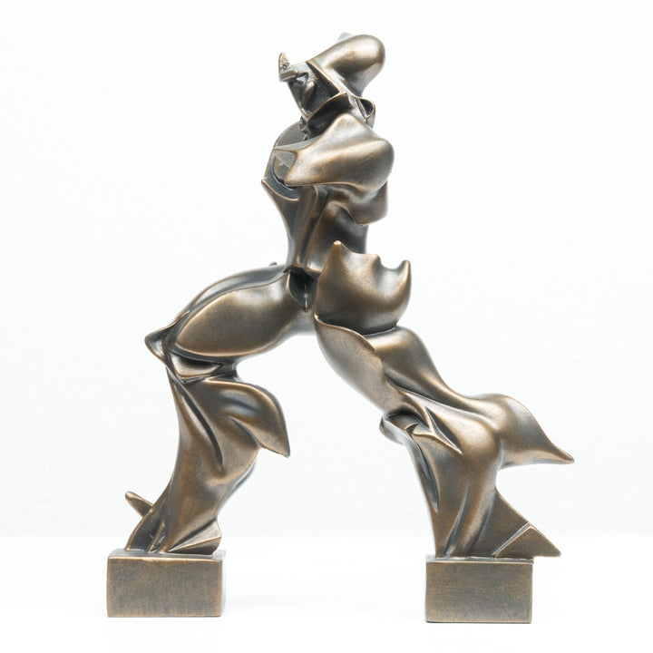Futurisztikus Férfi Szobor Boccioni Alkotása (Hideg öntvény bronz szobor)