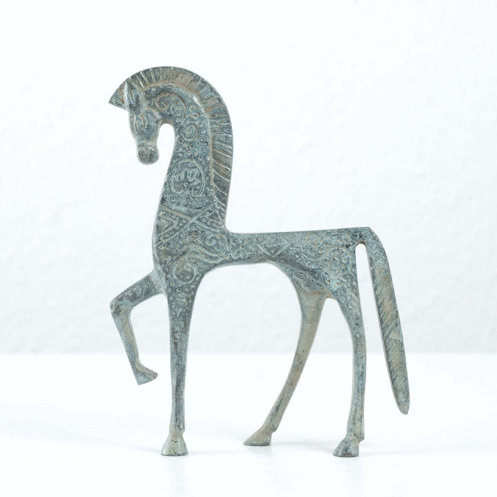 Görög Ló Figura (Kicsi, Bronz)