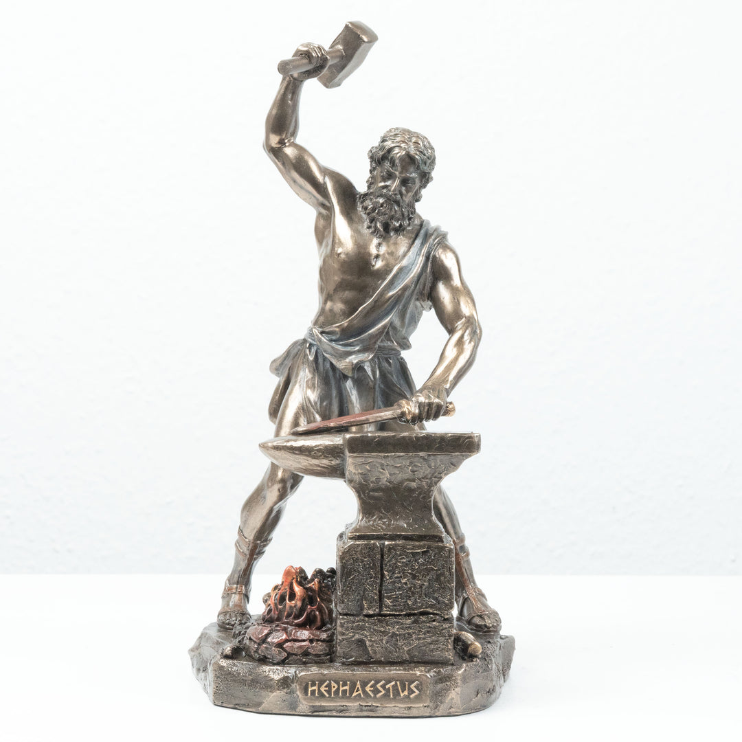 Héphaisztosz Szobor (A tűz és kézművesség görög istene – Hidegen öntött bronz szobor)