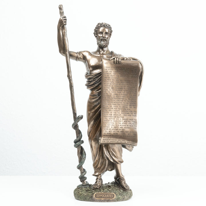 Hippokratész Szobor (Az orvostudomány atyja – Hidegen öntött bronz szobor)