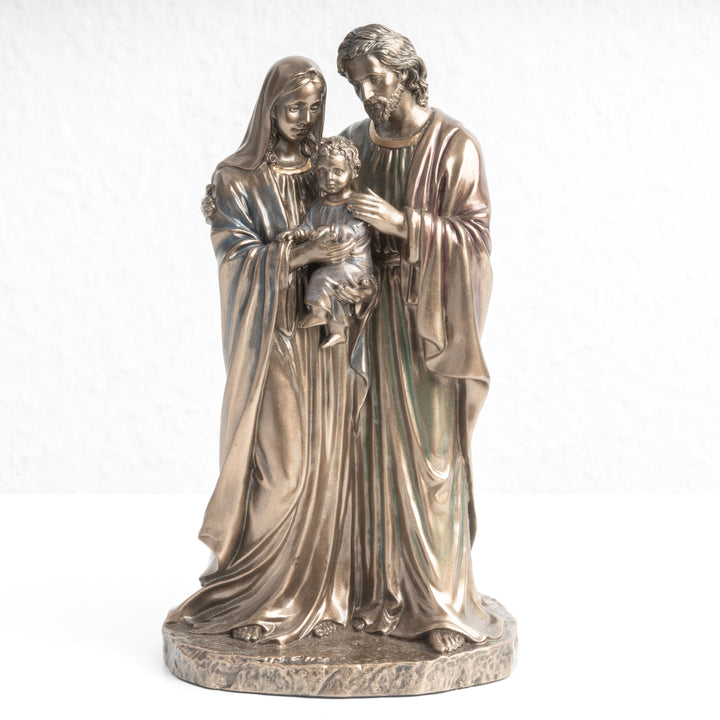 Szent Család szobor – A keresztény családok oltalmazója (Hidegen öntött bronz szobor)