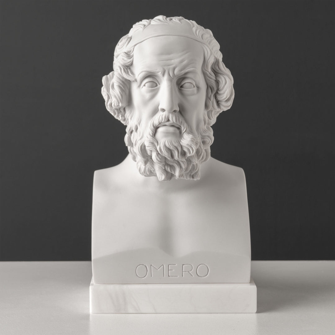 Homérosz mellszobor – a görög eposz és mitológia atyja