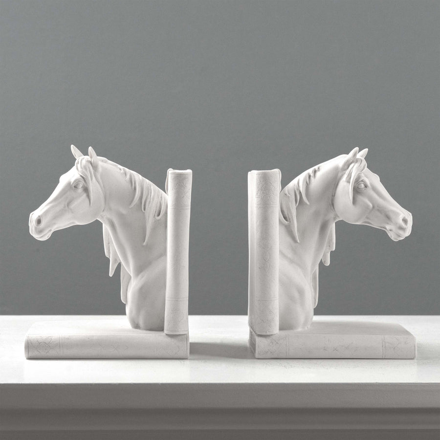 Lófej Könyvtámasz – Páros lovas mellszobor