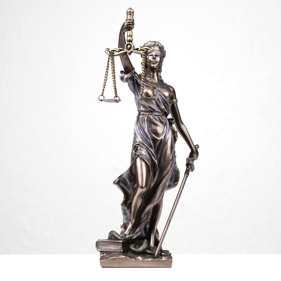 Justitia Szobor (Hidegen öntött bronz)