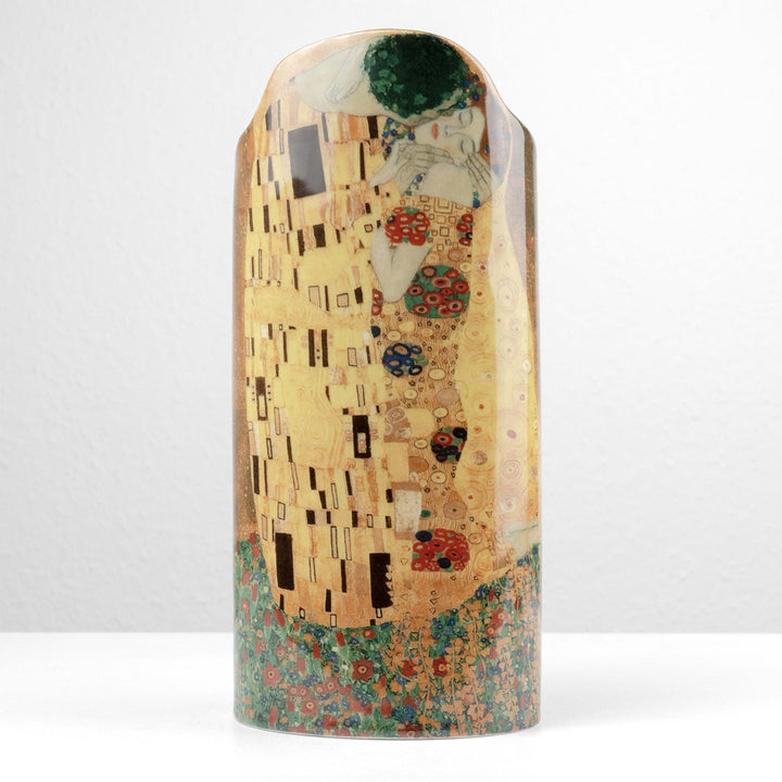 Kerámia Váza – „Klimt Csókja”