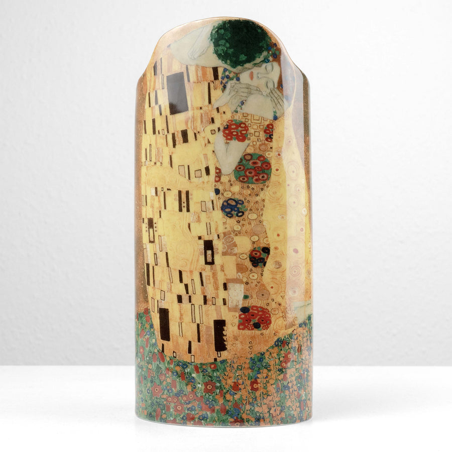 Kerámia Váza – „Klimt Csókja”