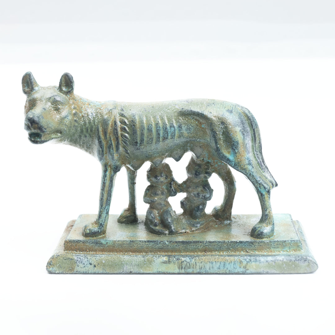 Római Farkasfigura Capitoliumi Romulus Szobor (Kicsi, Bronz)