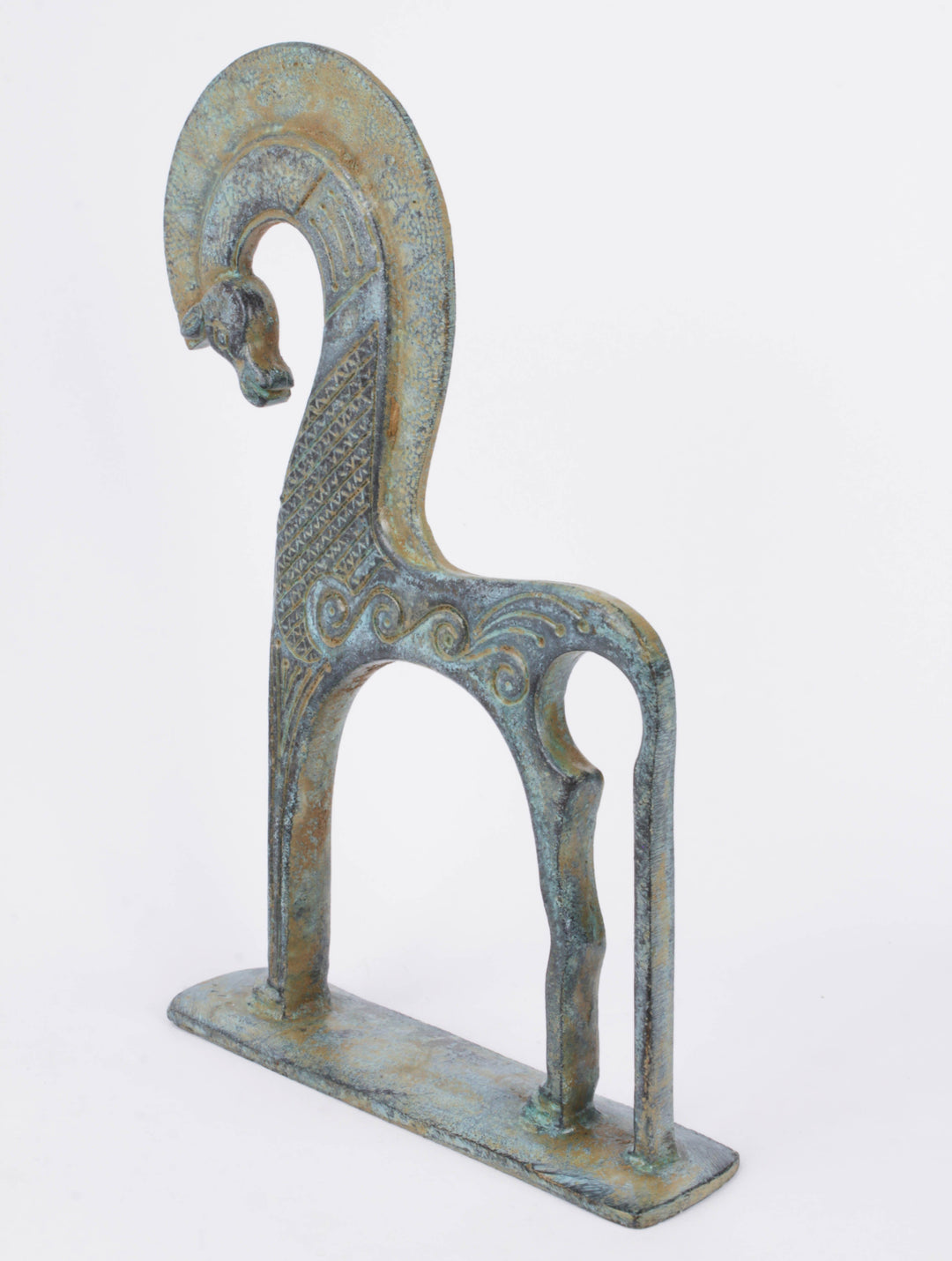 Görög Ló Bronz Szobor (Kicsi)
