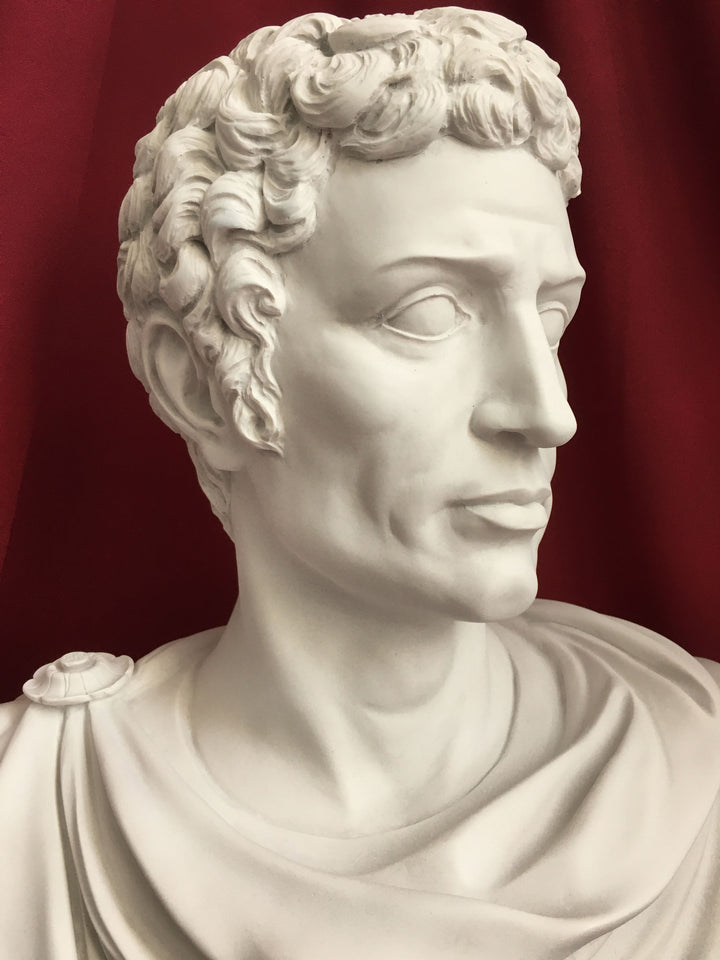 Római Szenátor Mellszobor Tógában