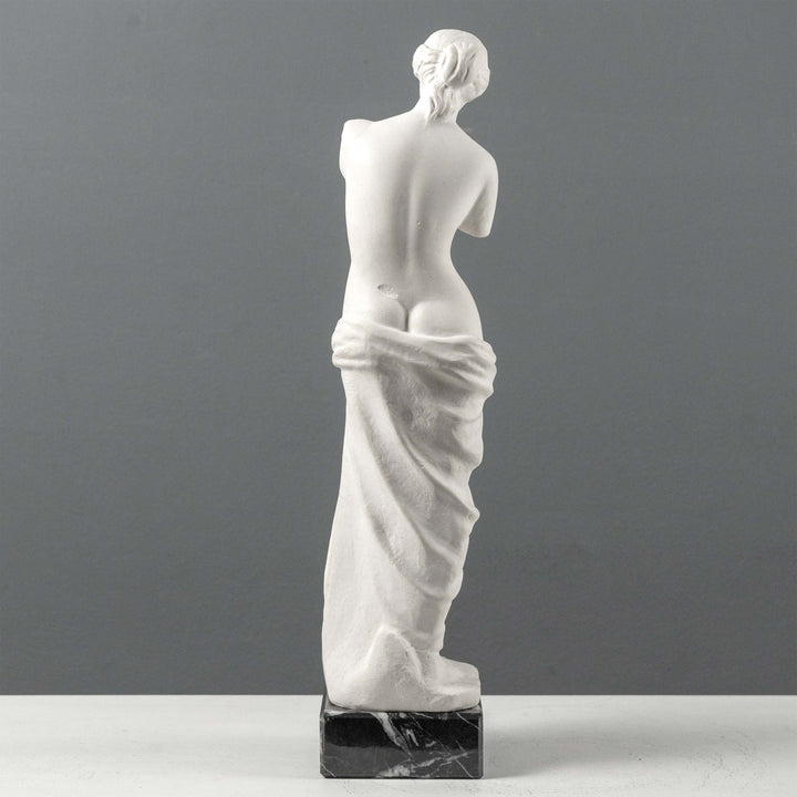 Venus de Milo Szobor -  Fekete Márvány Talpazaton