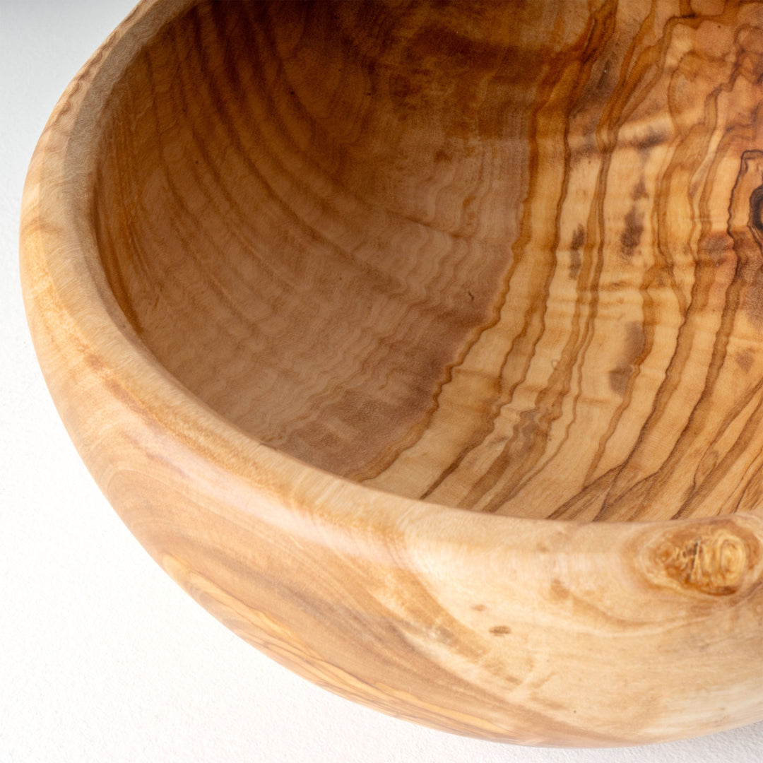 Kézműves olajfa tál
