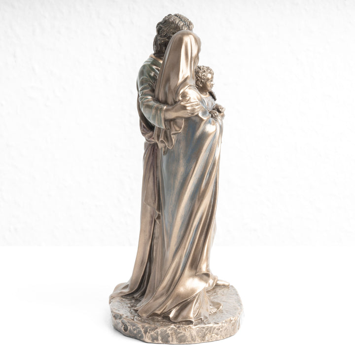 Szent Család szobor – A keresztény családok oltalmazója (Hidegen öntött bronz szobor)