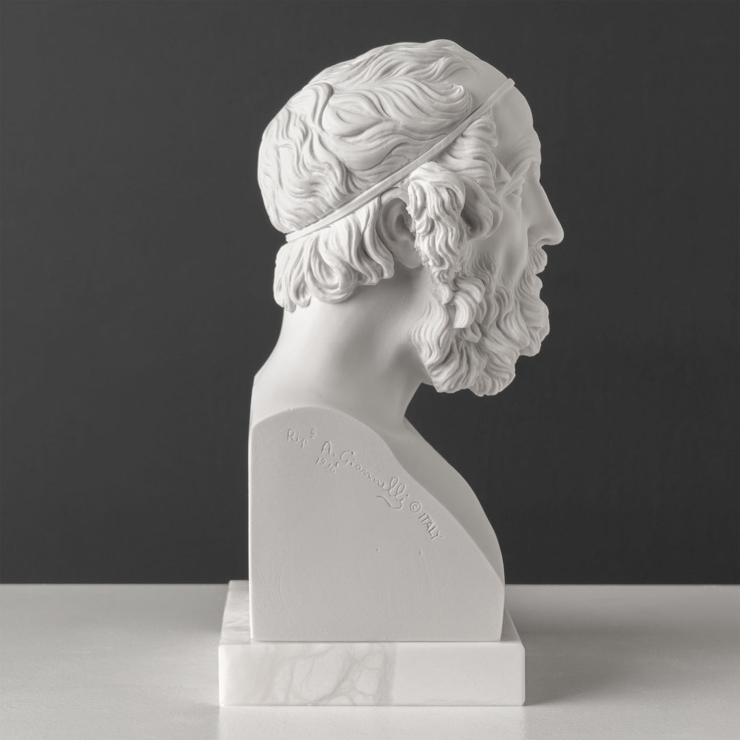 Homérosz mellszobor – a görög eposz és mitológia atyja