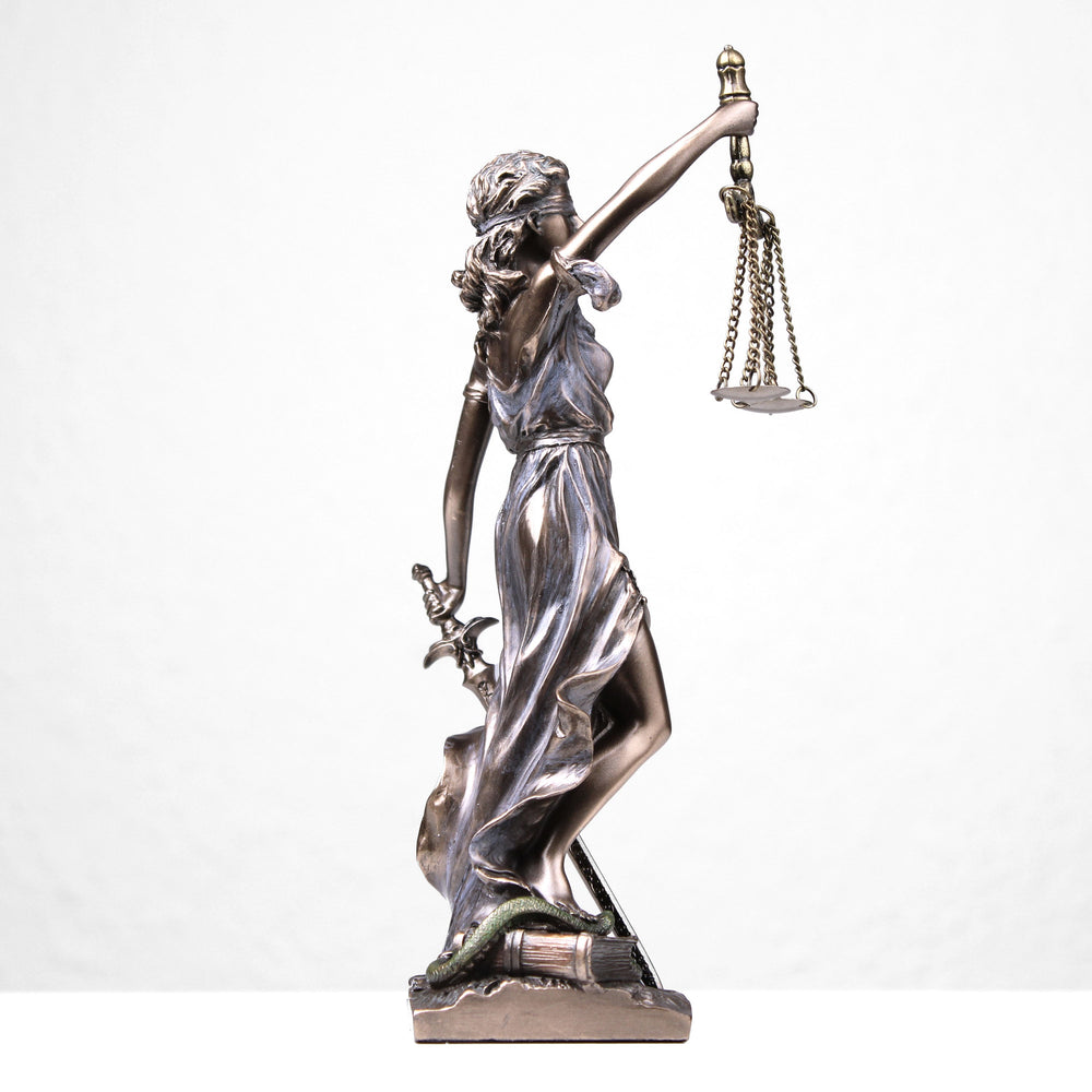 Justitia Szobor (Hidegen öntött bronz)