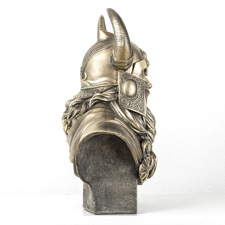Odin mellszobor — Az északi istenek atyja (Bronz hatású szobor)