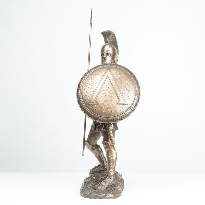 Spártai Harcos Szobor (Görög katona – Hidegen öntött bronz szobor)