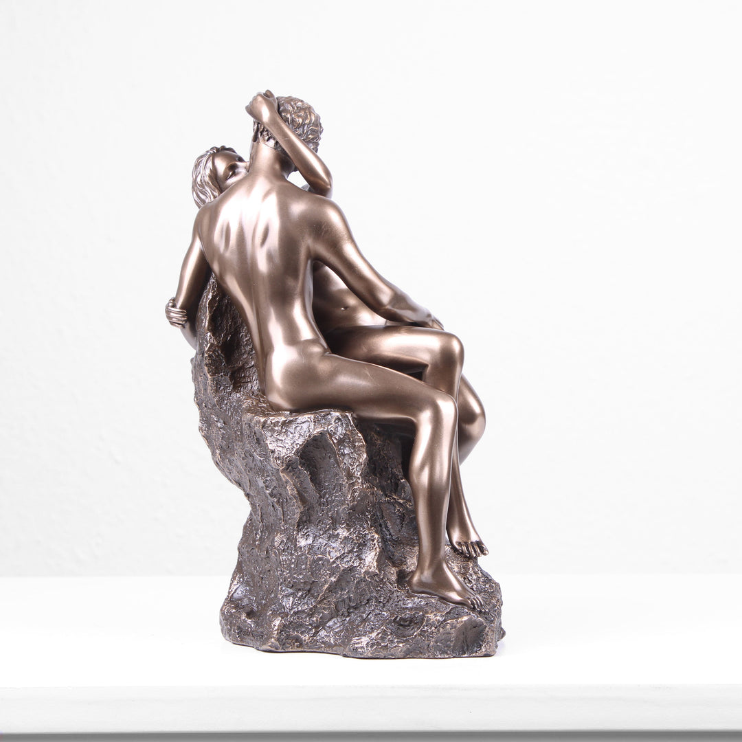 Rodin: A Csók Szobor (Hideg öntvény bronz szobor)