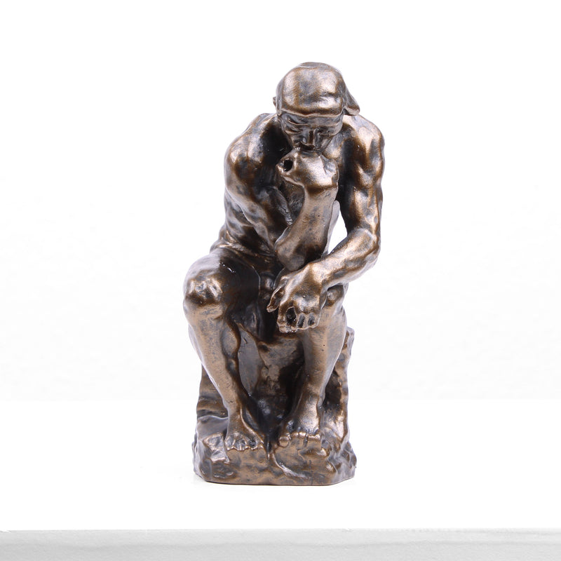 Rodin: A Gondolkodó Szobor (Hideg öntvény bronz szobor)