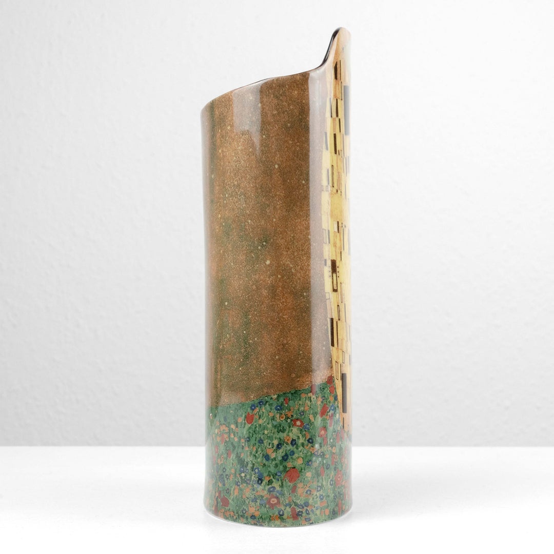Kerámia Váza – „Klimt Csókja”