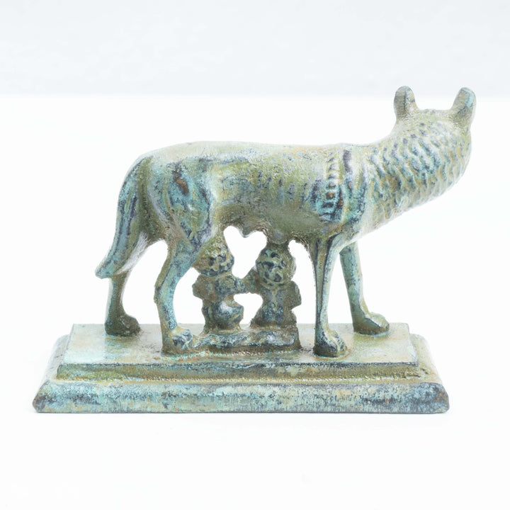 Római Farkasfigura Capitoliumi Romulus Szobor (Kicsi, Bronz)