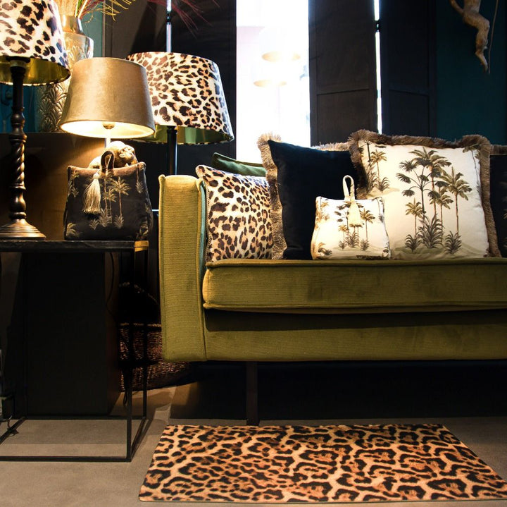 Pálmafás Bársony Párna