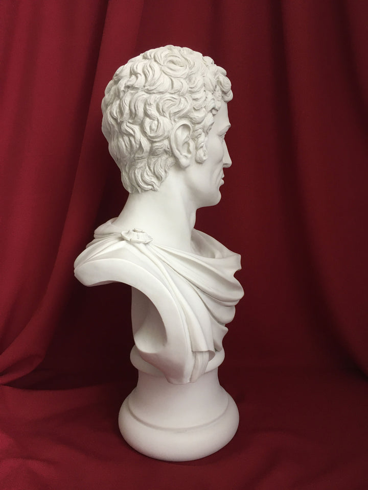 Római Szenátor Mellszobor Tógában