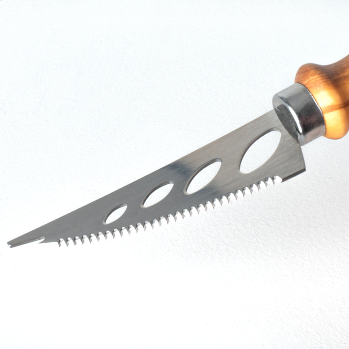 Kézműves olajfa és fém sajtkés készlet (5 db-os)