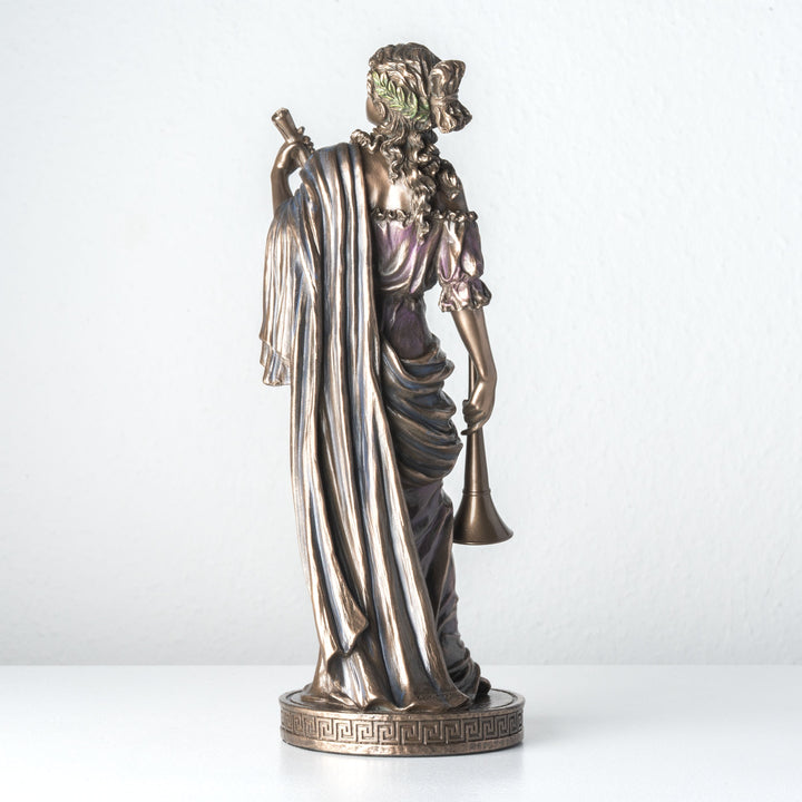 Klió, a történelem múzsájának szobra (Hidegen öntött bronz szobor)