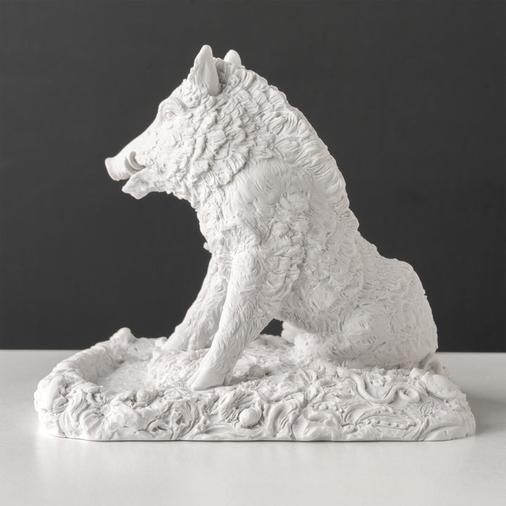 Firenzei Porcellino szobor – az Uffizi vaddisznója után (Aprótál)