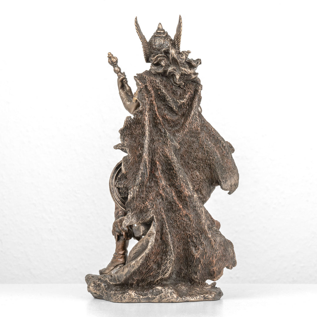 Frigg szobor — A házasság északi istennője (Hidegen öntött bronz)