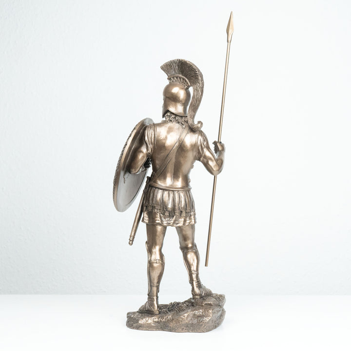 Spártai Harcos Szobor (Görög katona – Hidegen öntött bronz szobor)